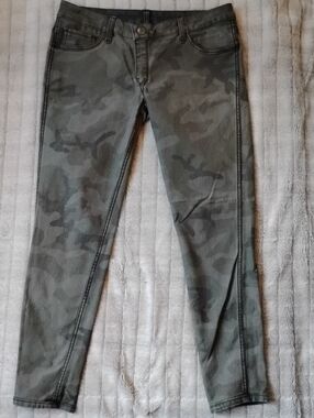 Flipside Genius REVERSIBLE Camo & Black Jeans Stretch Skinny